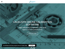 Tablet Screenshot of gagelist.com